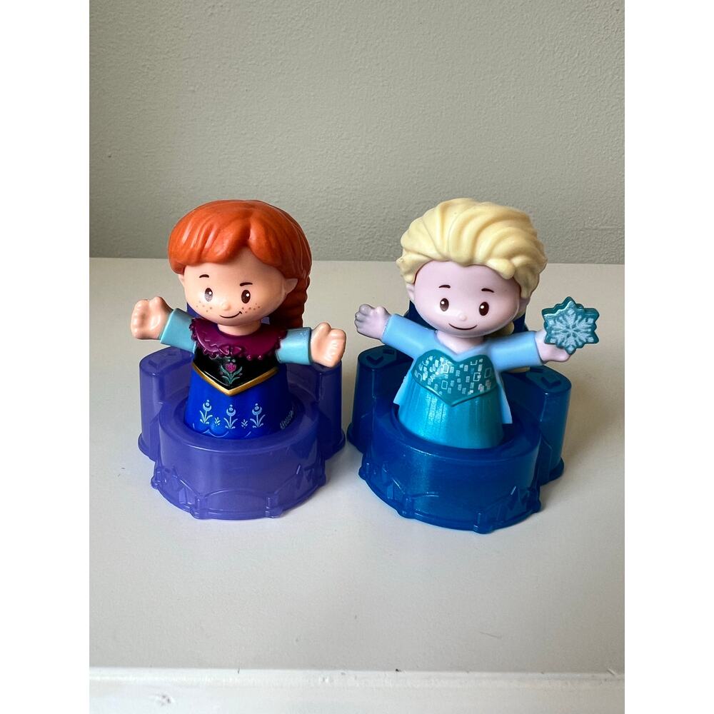 Fisher-Price Little People Disney Frozen Anna and Elsa with Palace Chairs